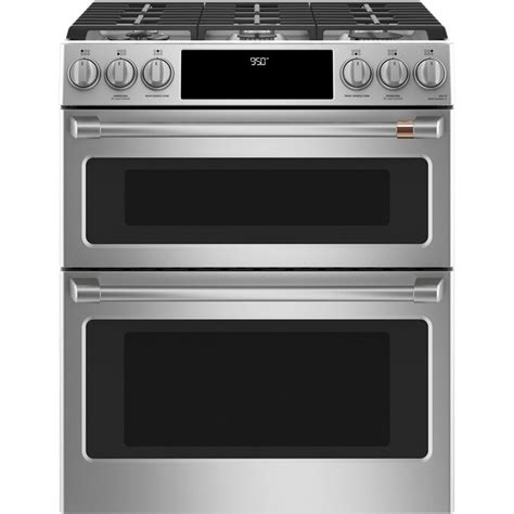 Cafe 30 In 6 Burners 43 Cu Ft24 Cu Ft Self Cleaning Double Oven