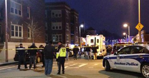 Boston Police Officer Shot Suspect Killed During Traffic Stop Cbs News