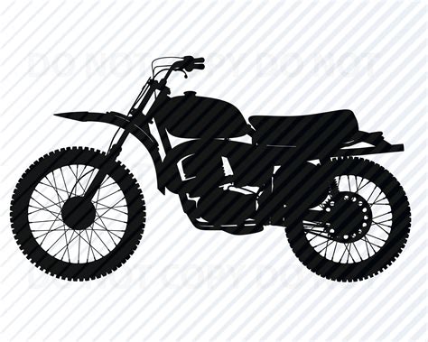 Dirt Bike Svg Files For Cricut Motorcycle Vector Images Etsy