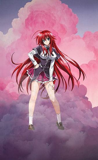 Rias Gremory Wallpaper Aesthetic Minimal Rias Gremory Poster By