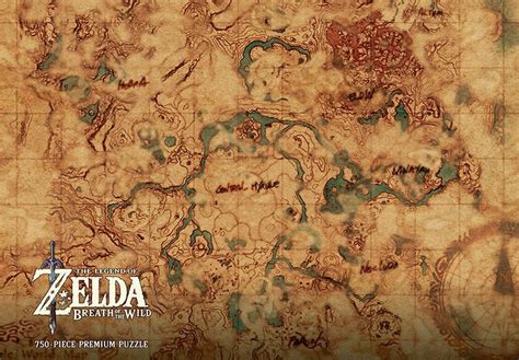 Zelda Breath Of The Wild Map Of All Shrines Bilder