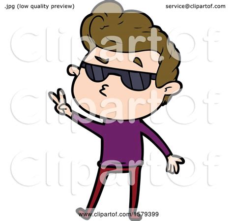 Cartoon Cool Guy By Lineartestpilot 1579399