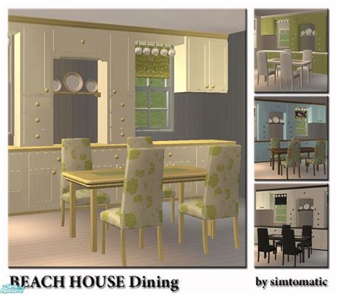 Sims 2 Simtomatics Beach House Dining Beach House Kitchens Beach