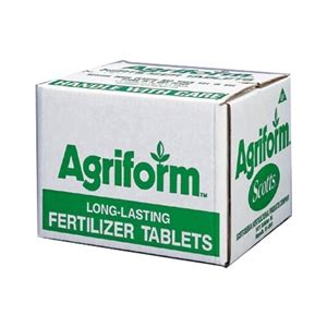 10.66 lbs./gal at 60 degrees. Agriform 20-10-5 Slow Release Fertilizer Tablets - 500 x ...