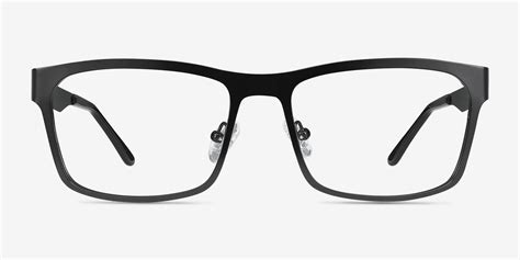 Assumption Rectangle Black Full Rim Eyeglasses Eyebuydirect