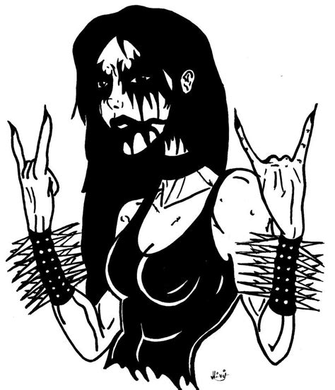 Black Metal Girl Black Metal Girl Black Metal Art Metal Girl