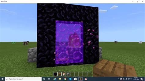 Minecraft Tutorial How To Light A Nether Portal Without Flint And