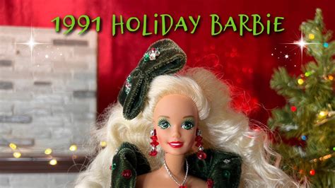 1991 Happy Holiday Barbie Happy Dolliday Countdown To Christmas Adult Collector Youtube