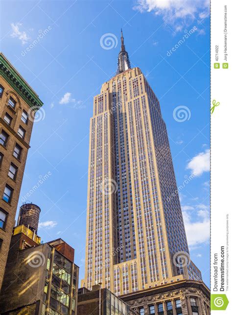 Empire State Building A New York City Fotografia Editoriale - Immagine