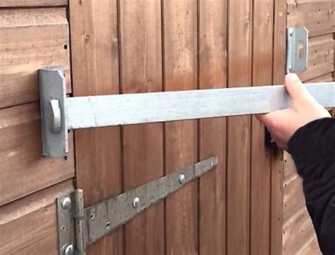 Shed Security Shed Door Lock Ideas Bar Shed