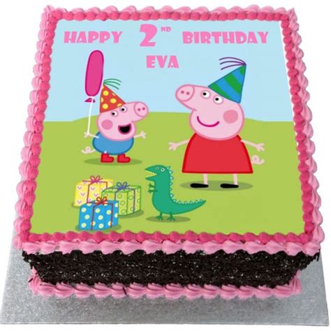 Peppa Pig Birthday Cake Flecks Cakes
