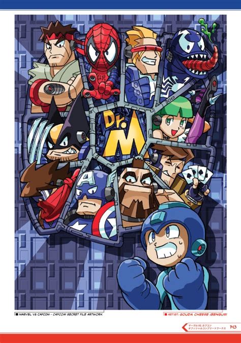 Mega Man Vs MVC Robot Masters Marvel Vs Capcom Know Your Meme