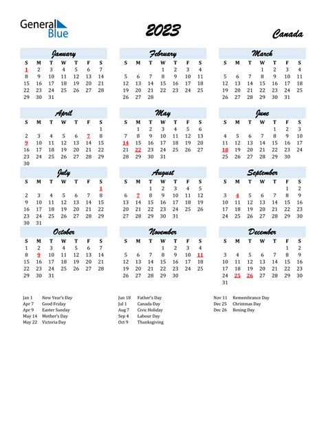 Canadian Calendar 2023 Printable Free Get Latest News 2023 Update
