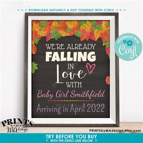 Fall Pregnancy Announcement Were Already Falling In Love With Baby