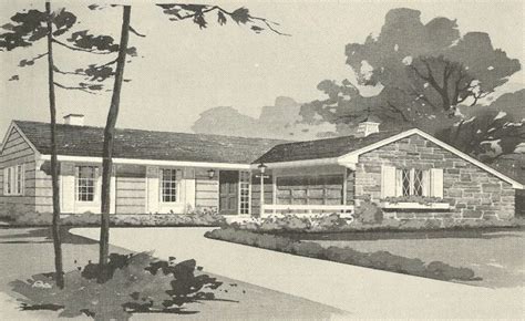 Is the ranch house coming back? Vintage House Plans 1960s: Ranches and L-Shaped Homes ...