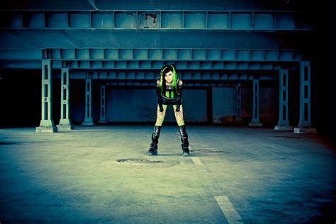 Cyber Goth Neon Green Ii By Mysteria Violent On Deviantart