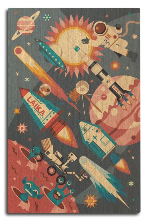 Space Geometric Poster Canvas Wall Art Print John Sneaker