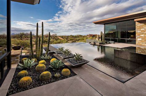 Fascinating Modern Desert Home Melds Into The Sonoran Landscape Desert