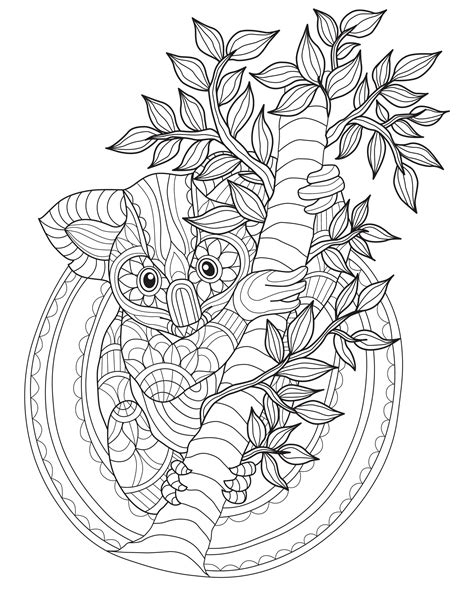 Animal Mandala Coloring Pages For Kids