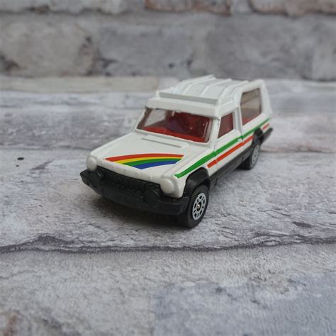 Toy Car Collectors Item 80s Vintage White Vehicle Boxed Car Etsy Uk