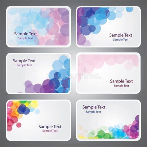 Business Card Backgrounds Stock Vector Illustration Of Beautiful