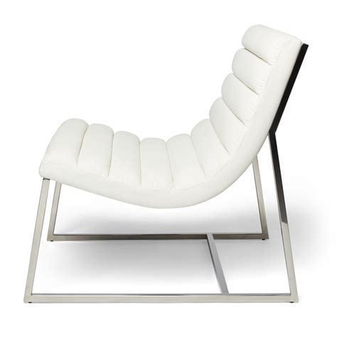 Accent Chairs For Living Room White Leather Fancy Modern Armless Comfy