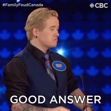 The results are pulled directly from google's autocomplete. Good Answer Family Feud Canada GIF - GoodAnswer FamilyFeudCanada WellDone - Discover & Share GIFs