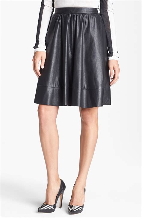 Search For Sanity Faux Leather A Line Skirt Nordstrom