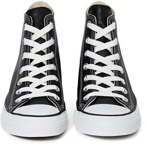 Converse All Star High Top Sneaker Black Leather 70 Found On
