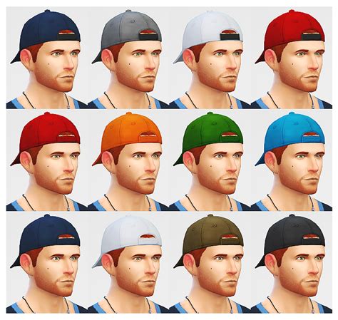 My Sims 4 Blog Backward Strapped Baseball Hat By Lumialover Sims