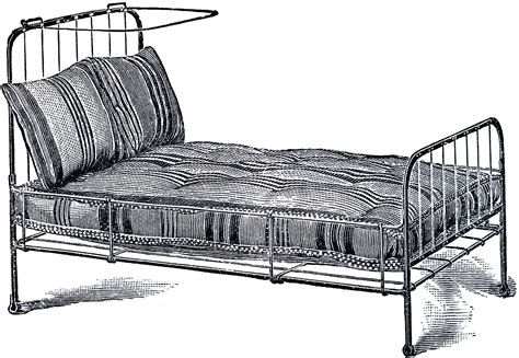 4 Antique Bed Images The Graphics Fairy