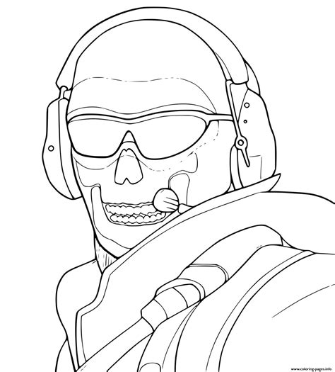 Call Of Duty Coloring Page
