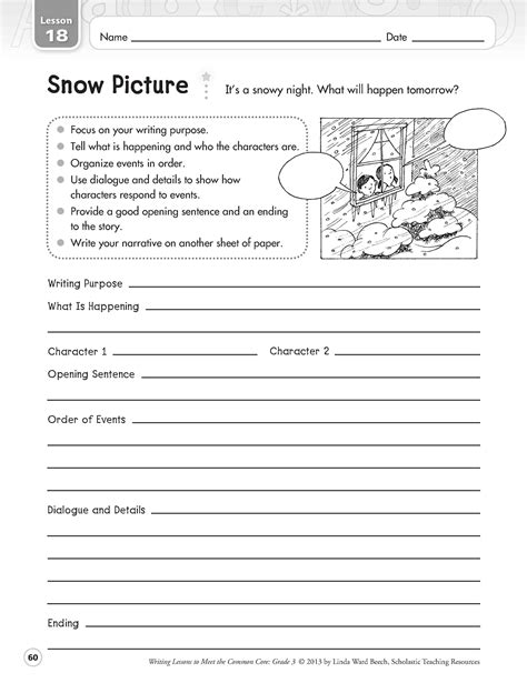 Narrative Writing For 2nd Grade