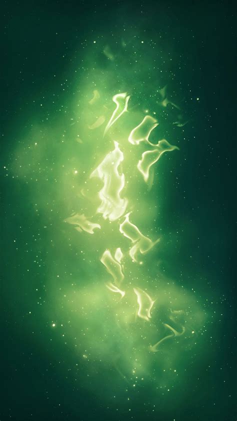 Abstract Green Galaxy Android Wallpaper Free Download