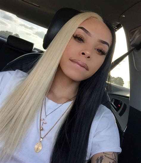 Half Blonde Half Black Weave Human Hair Color Dyed Hair