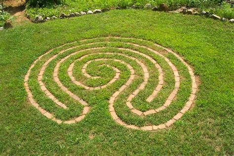 Labyrinth In Grass First Congregational Christian Church