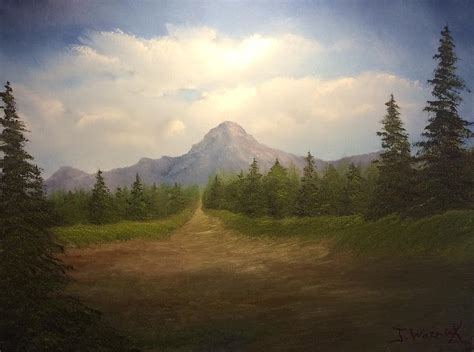 Mountain Run Road Painting By Justin Wozniak Pixels