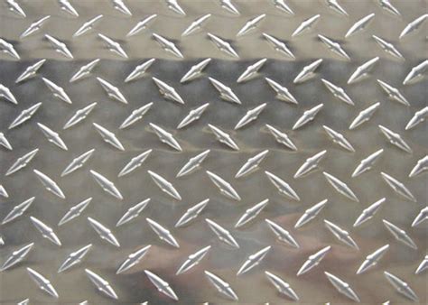 Diamond Plate Aluminum Sheet Metal 5052 15mm 2mm 25mm Checkered