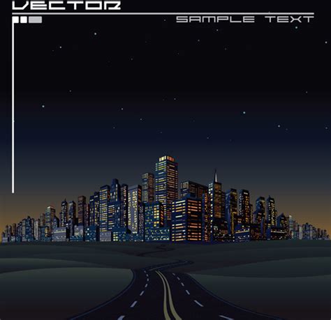 Free Vector Night City Vectors Free Download New Collection