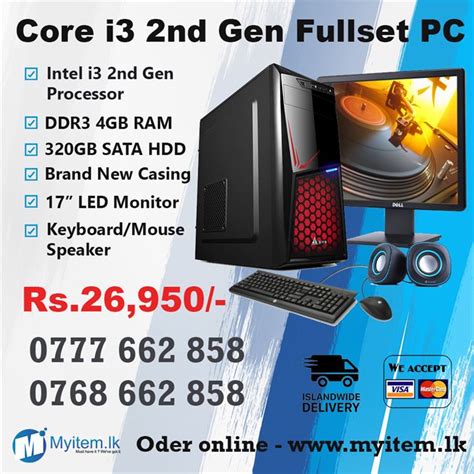 Intel Core I3 2nd Gen Myitemlk Used Computers