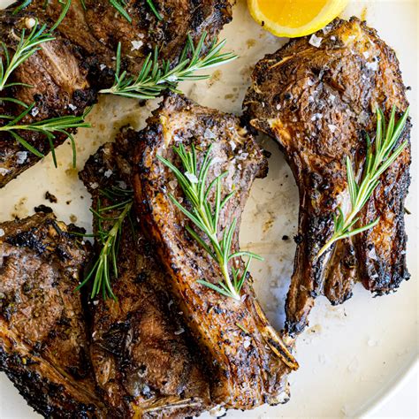 Garlic Rosemary Grilled Lamb Chops Simply Delicious