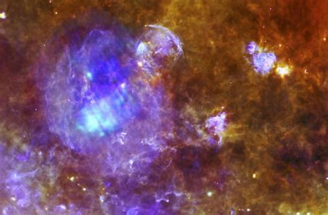 Supernova Remnant W44 The Awesome Power Of The Dying Star Daily Mail