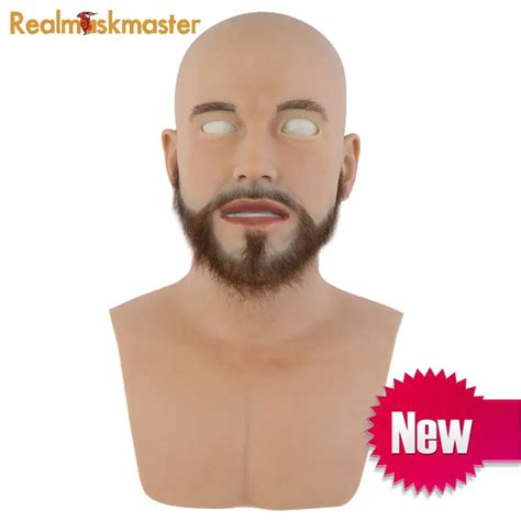 Realmaskmaster Silicone Adult Full Face Mask Party Supplies Fetish Fake