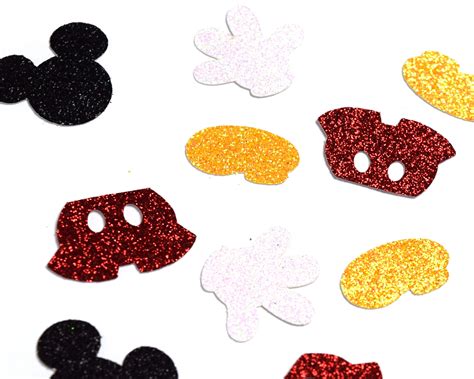 Mickey Mouse Confetti Mickey Confetti Mickey Mouse Party Etsy Canada