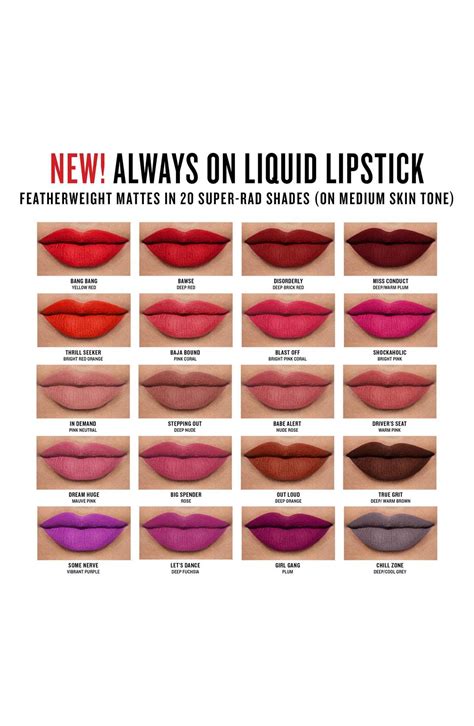 Always On Matte Liquid Lipstick Nordstrom Smashbox Liquid Lipstick