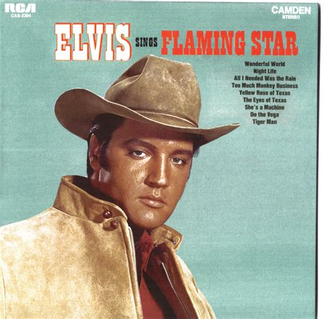 Elvis Sings Flaming Star Japan Paper Sleeve