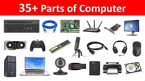Parts Of Computer Computer Parts Name And Picture Computer Parts