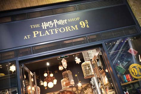 The Harry Potter Shop At Platform In King S Cross Station London