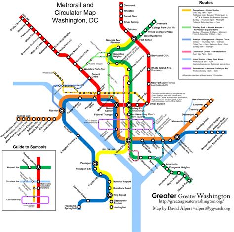 Combine The Circulator And Metro Maps For Visitors Greater Greater