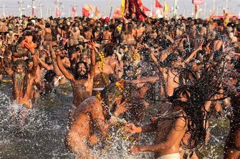 Kumbh Mela Over Lakh Take Holy Dip On Makar Sankranti Kumbh